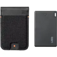 Urban Armor Gear Metropolis portefeuille avec tracker - Compatible avec Apple et Android - Kevlar Black