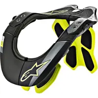 Alpinestars BNS Tech-2 Protection Cervicale Noir/Jaune néon XS/S unisex