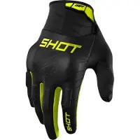 Shot Race Gear Drift Onyx Gants de motocross