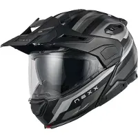 NEXX X.Lifecountry Westbound Noir Mat Gris Casque Modulable Taille XL
