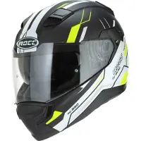 ROCC 891 Casque Intégral Mat/Noir/Jaune néon 2XL unisex