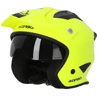 Acerbis Aria Solid Jaune Casque Jet Taille XS