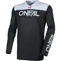 O'Neal élite Maillot MX Noir/Blanc L unisex