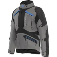 Dainese Veste de moto textile imperméable Gullfoss D-Dry, noir/gris/bleu, taille 60