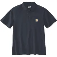 Carhartt Short Sleeve Polo Bleu XL Homme