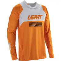 Leatt 4.5 Lite V26 Long Sleeve Jersey Blanc,Orange S Homme