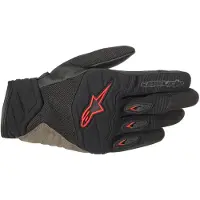 Alpinestars Shore Noir Rouge Gants Taille S