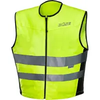 Büse Gilet De Sécurité 2XL, JAUNE FLUO/ARGENTÉ