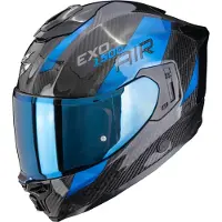 Scorpion Casque Exo-1500 Carbon Air Platted, noir/bleu, M (57/58)