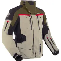 Bering Veste textile imperméable pour moto Freeway, beige, M