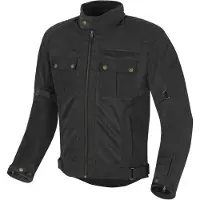 Merlin Blouson de cire pour moto Shenstone, noir, S