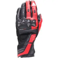 Dainese Reacto Carbon Long, gants ,Noir/Rouge Néon ,XL
