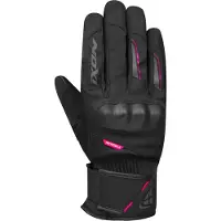Ixon Pro Russel 2 L Noir Fuchsia Imperméable Femmes Gants Moto Taille XS