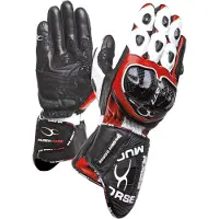 MUGENRACE Bornew Gants Noir Blanc Rouge Taille S