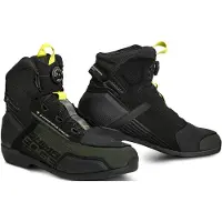 SHIMA Edge Vented Noir Dark Vert Chaussures de Moto Taille 44