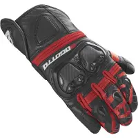 Bogotto Grand Champ Gants Noir Rouge Taille S
