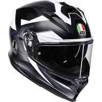 AGV K7 Glimpse S26, casque intégral ,Mat Noir/Blanc/Gris ,L
