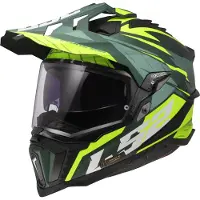 LS2 LS2MX701ExplorerSpireVertH-VisJaune06CasqueAdventure Taille 3XL