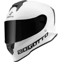 Bogotto H151 Solid Blanc Casque Intégral Taille L