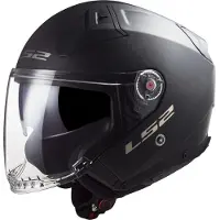 LS2 OF603 Infinity II Solid Mat Noir 06 Casque Jet Taille 3XL