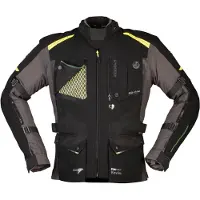 Modeka Talismen Veste Textile Noir/Gris/Jaune 3XL hommes