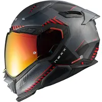 NEXX X.WST3 Fluence Gris Rouge Mat Casque Intégral Taille L