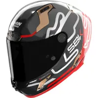 Nolan X-804 Rs Ultra Carbon Sbk Full Face Helmet Noir L
