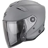 Scorpion EXO-GT Jet Solid, casque ouvert ,Gris Mat ,XL