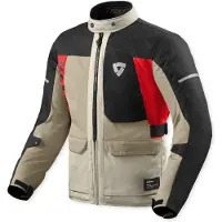 REV'IT! Veste moto Revit Convergent H2O sable / rouge XL