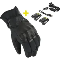 Macna Era 2.0 RTX Kit Gants de moto d’hiver chauffants imperméables + batteries 7,4V / 2,2A et chargeur