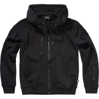 Brandit Tactical Full Zip Sweatshirt Noir S Homme