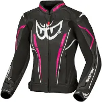 Berik Fufur Veste en cuir moto pour femmes