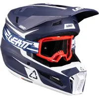Leatt 3.5+vizion 3.5 Off-road Helmet Kit Bleu XL