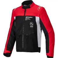 Alpinestars Pro-Dura veste de motocross, noir/rouge/blanc, 3XL