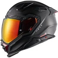 NEXX X.WST 3 Zero Pro Casque Intégral Mat/Carbone/Rouge S unisex noir