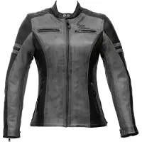 Rusty Stitches Joyce Noir Gris Blouson Taille 36