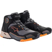 Alpinestars CR-X, chaussures Drystar ,Noir/Gris/Beige/Orange ,8 US