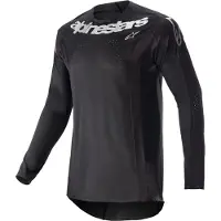 Alpinestars Techstar Arch Maillot MX Noir/Argenté S hommes
