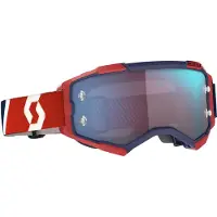 SCOTT Fury Lunettes de Motocross rouge/bleu