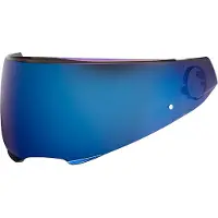 Schuberth SV5 Visière bleue à miroir pour casque C4/PRO et Basic Taille 51/59