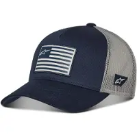 Alpinestars Flag Snapback Cap Bleu,Gris
