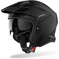 Airoh Kombakt Casque Jet Mat/Noir M unisex