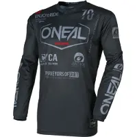 O'Neal Maillot ELEMENT BRAND noir/gris XL