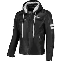 Rusty Stitches Super Jari V2 Leather Jacket Noir 8XL Homme