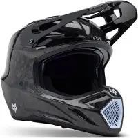 FOX V3 RS Carbon Solid Noir MIPS Casque Cross Taille M