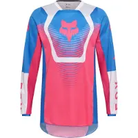 FOX Maillot de motocross 180 Collection, bleu/rose, taille L