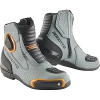 Bogotto Cartagena Perforé Bottes Noir Gris Orange Taille 45