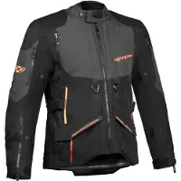 Ixon Ragnar Noir Anthracite Orange Blouson Moto Textile Taille M