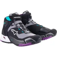 Alpinestars Chaussures De Moto Drystar CR-X Black Gray Plum Teal