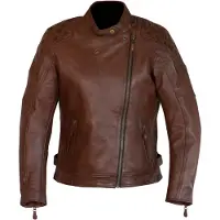 Merlin Bristol D3O Cafe Veste en cuir de moto pour dames Taille